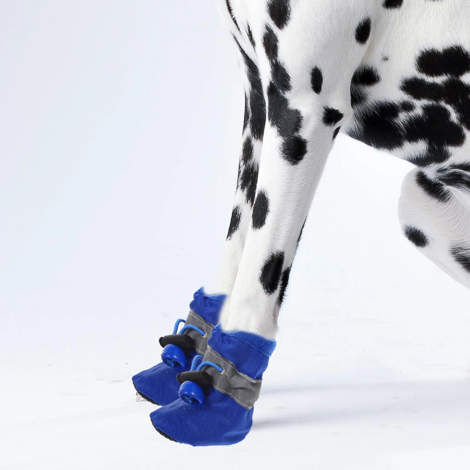 

4Pcs Waterproof Dog Boots Non Slip Anti Abrasive All Seasons Shoes for Small Medium Dogs Size Xs Blue Pet Shoes