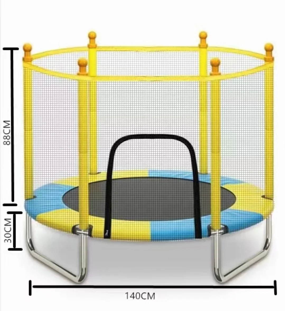 Trampolina Trampolina dla dzieci w kształcie litery U Trampolina wewnętrzna lub zewnętrzna dla dzieci