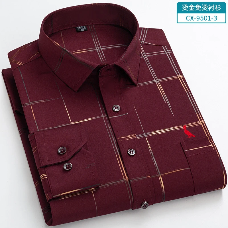 2022 Camisa Química imprimé hommes moda décontracté bouton de confort Doux xex químico inteligente slim alongamento extensível