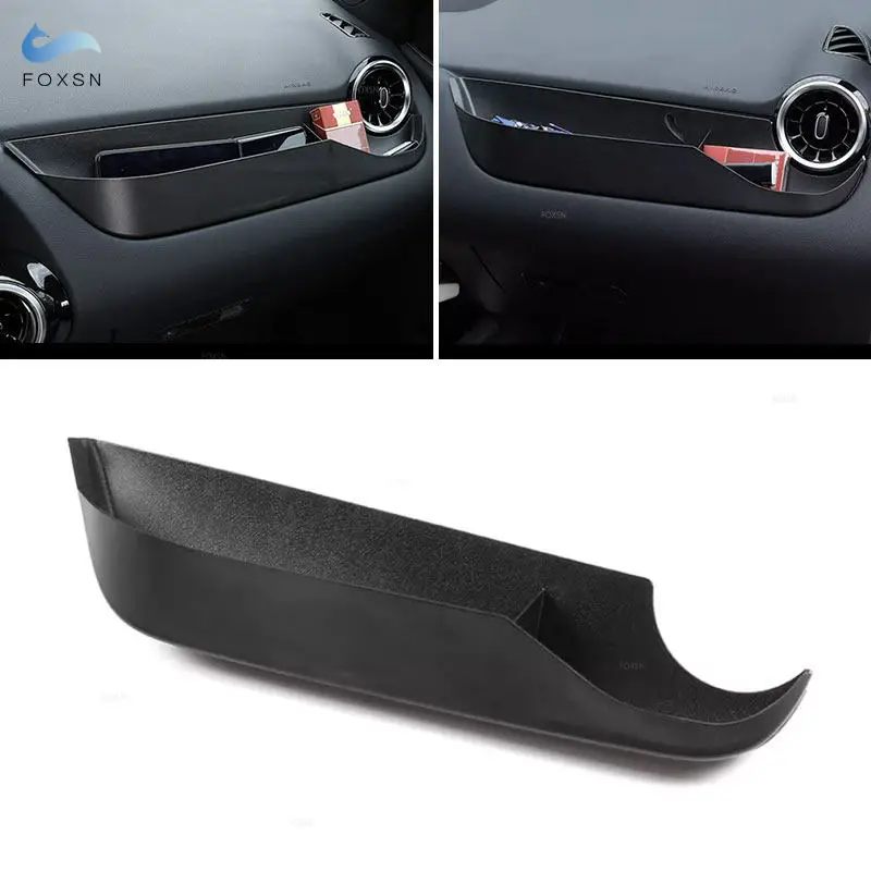 

АБС-пластик, левый руль, Стайлинг автомобиля, второй пилот, ящик для хранения приборной панели, отделка для Mercedes Benz B Class W247 2020, черные аксессуары для интерьера