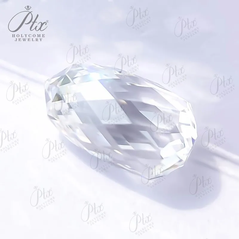 3.02ct Briolette شكل VS1 مختبر نمت الماس F اللون حبة الأحجار الكريمة IGI شهادة CVD HPHT مجوهرات قلادة صنع المواد الخام #6