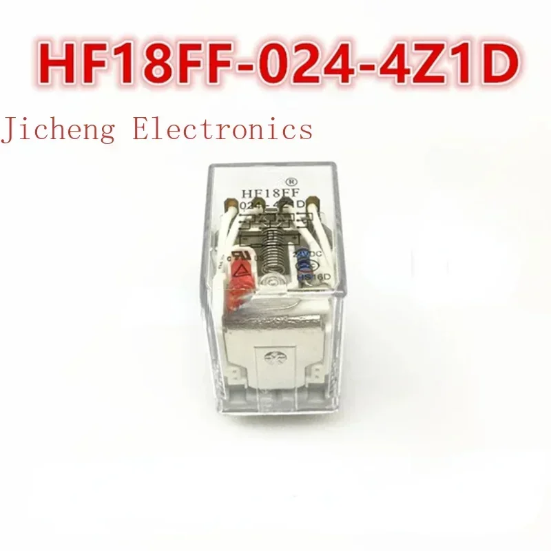 HF18FF-024-4Z1D Relay JZX-18FF-024-4Z1D Four-group Conversion 14-pin 5A With Lamp