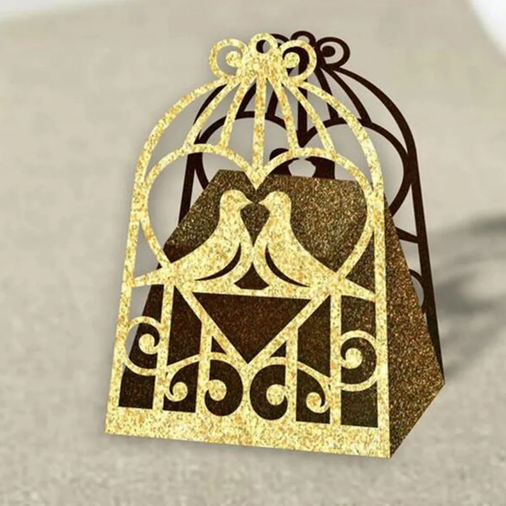 Love Birdcage Box Metal Cutting Dies Stencils for Scrapbooking Photo Album Decorative Embossing DIY Paper Cards