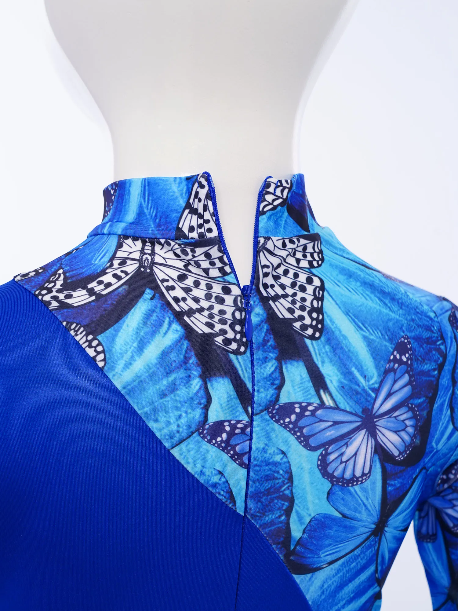 Robes de louange chrétienne liturgique pour filles, vêtements de danse lyrique de Ballet irrégulier imprimés, Costumes de spectacle de chorale d'église à manches longues