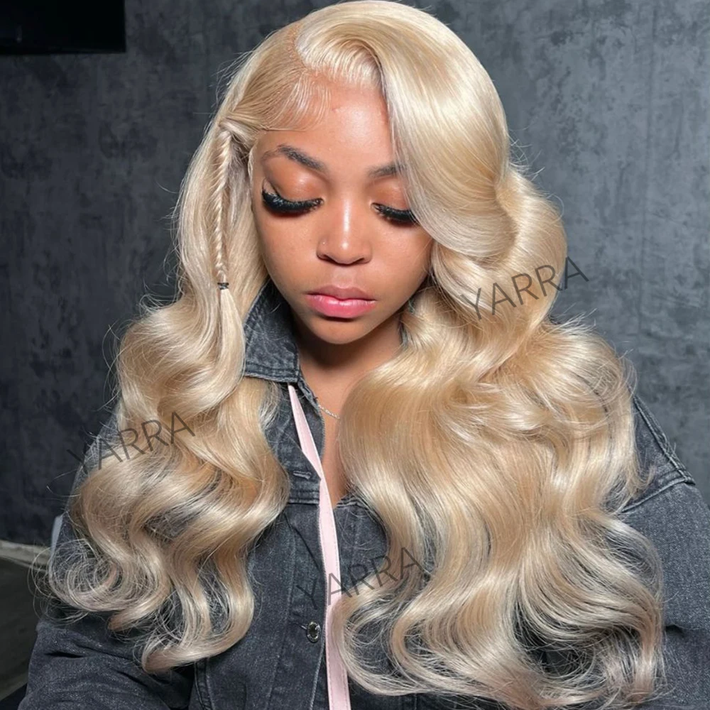 13x4 Transparent Lace Frontal Wig 613 Blonde Body Wave 4x4 Lace Closure Human Hair Wig 30 Inch 200 Density Wigs For Women Choice