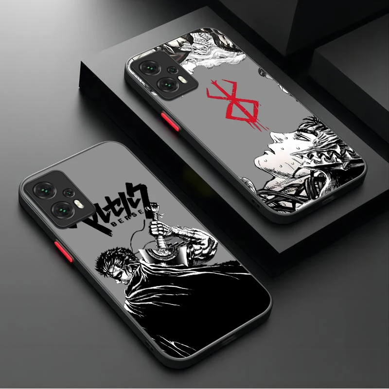 Berserk Comics Case For Xiaomi Mi 13 12 11 Lite 5G 14 13T 12T 11T 14T Pro M5S C65 C75 Poco X7 X6 F6 F5 X5 X3 NFC F3 M6 Pro 4G