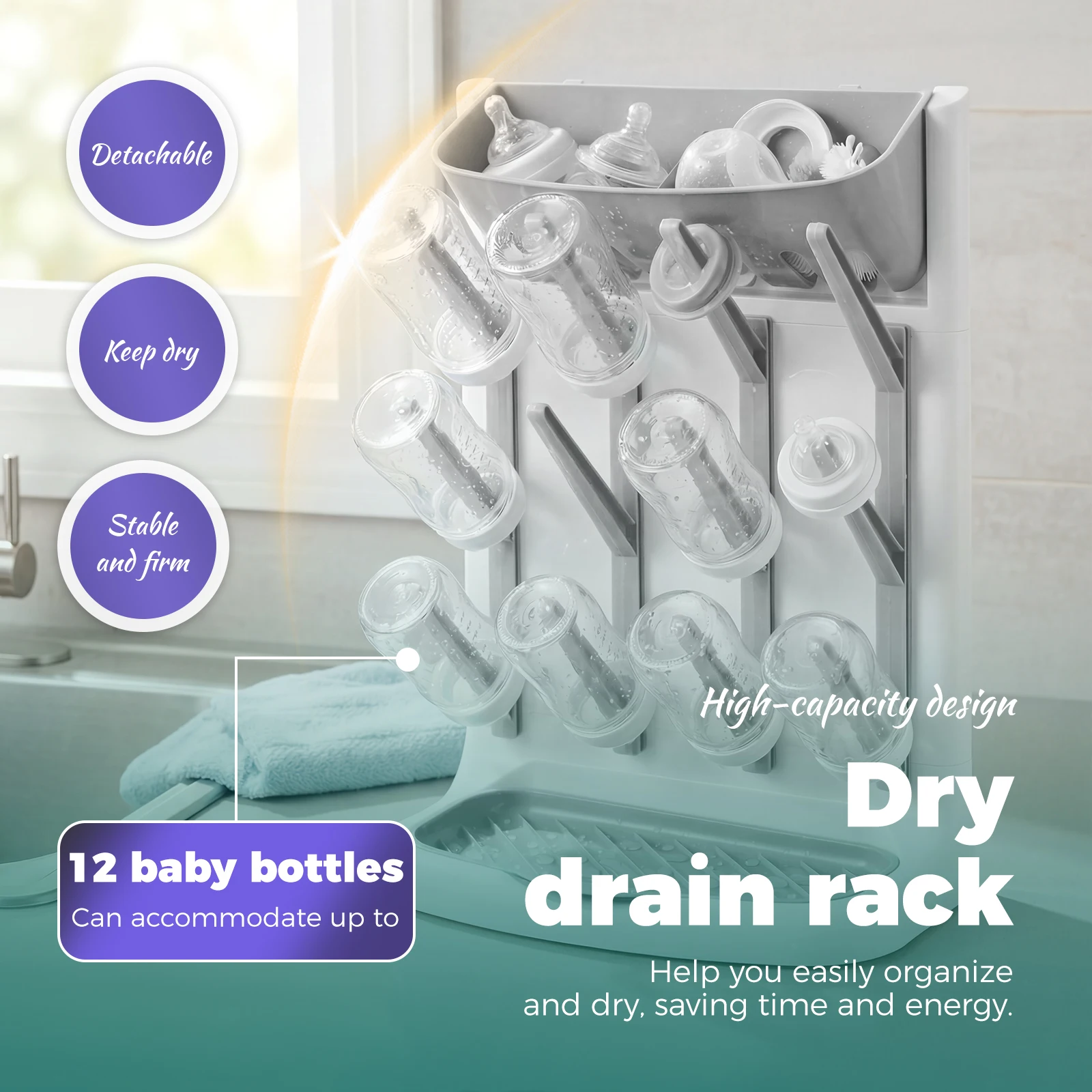 Thumbnail 2 - #8 Latest Baby Bottle Drying Racks Offers