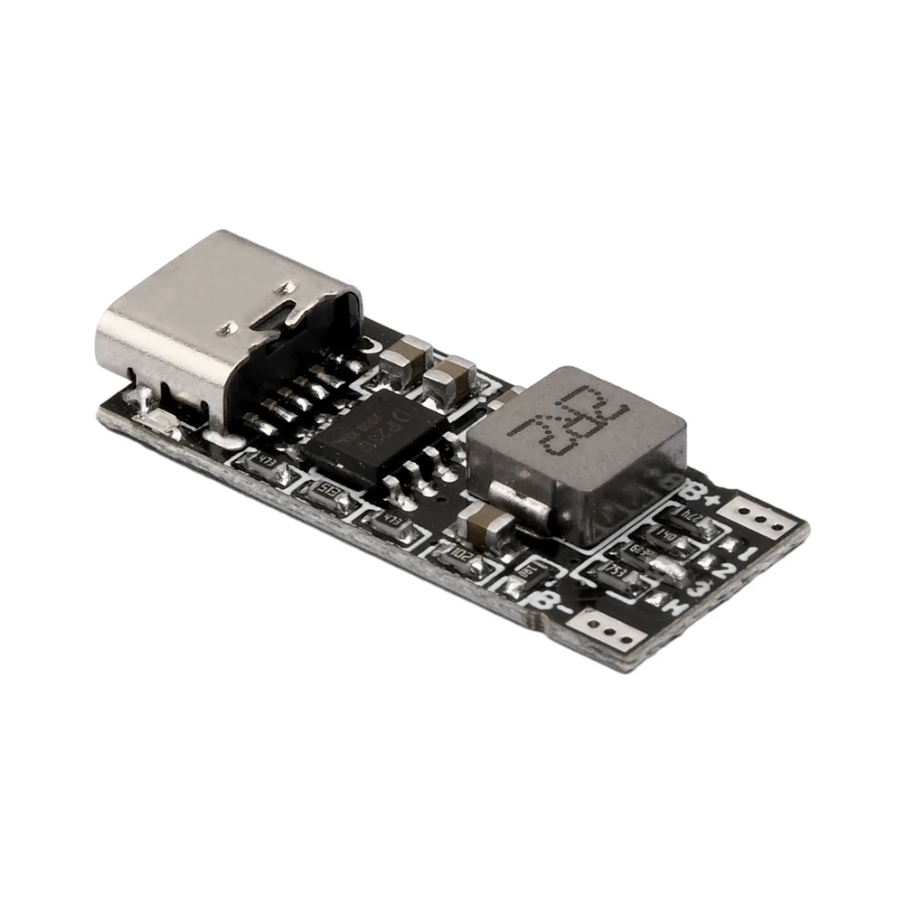 18650 Lithium Battery Charge Boost Module 5V to 4.2V 3A Lithium Battery Fast Charging PCB Board with Type C Input