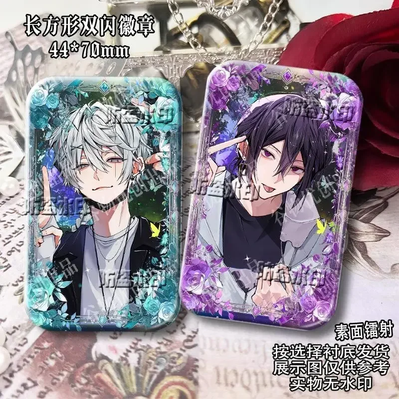 شارة شريطية لامعة مزدوجة مستطيلة لعام 2025 لمحبي ليزر البصل الفضي يجمع هدايا عيد الميلاد الكرتونية التنكرية