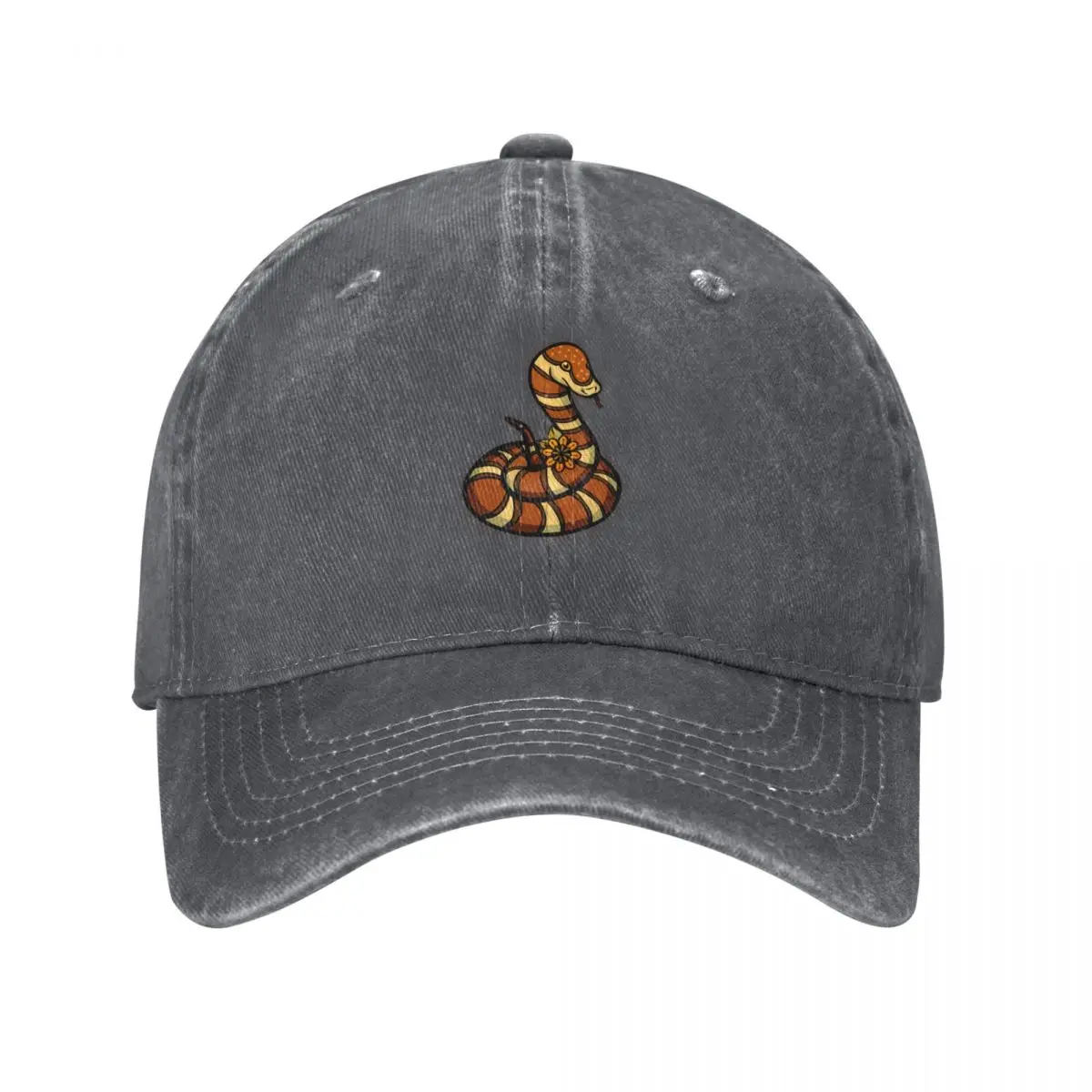 Handsome Snake Illustration Baseball Cap Icon Golf Luxury Man Hat Men's Luxury Women's