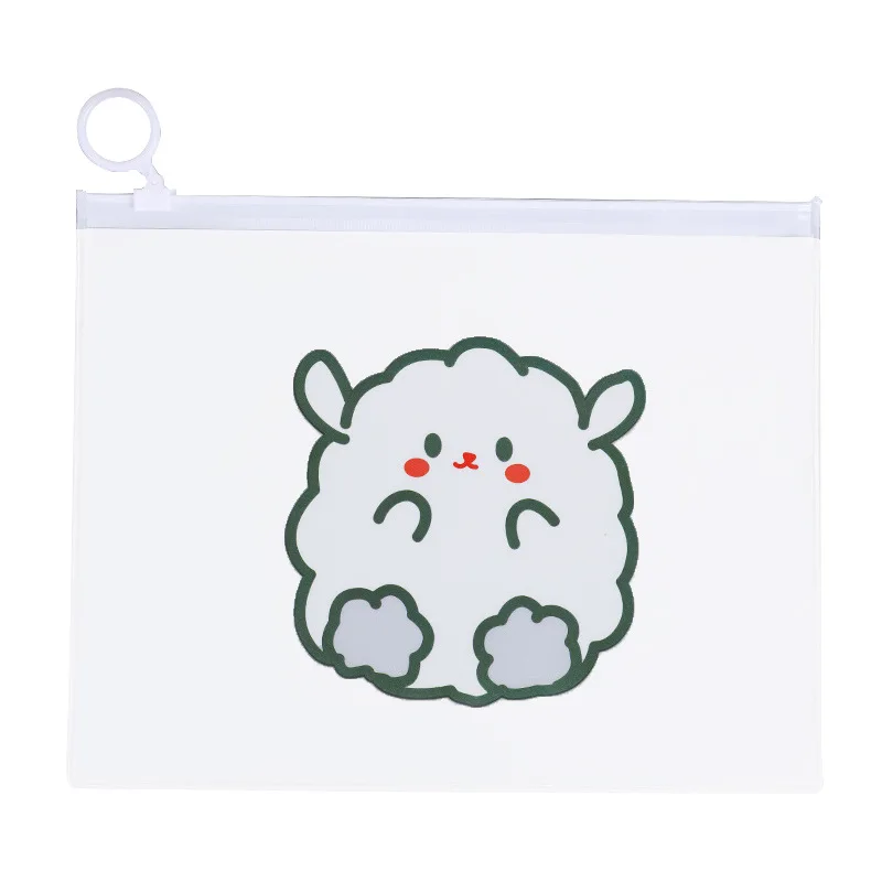 File Folder Organizer PP Waterproof Transparent Document Bag for School Office Supplies Stationery