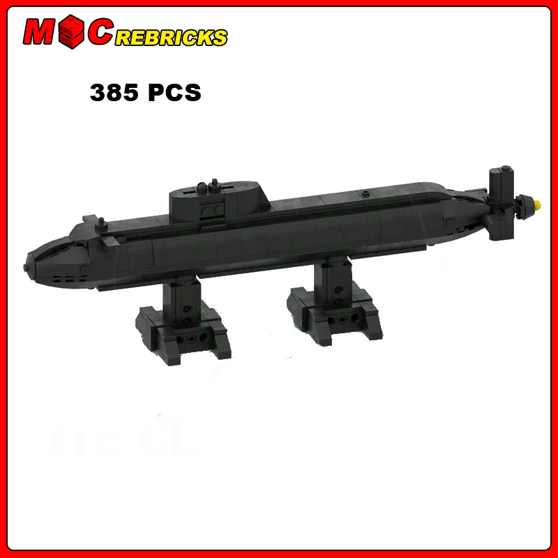 

MOC Space War Series Nuclear Submarine-1/300 Scale Model DIY Assembling Bricks Building Blocks Boys Toys Kids Xmas Creative Gift