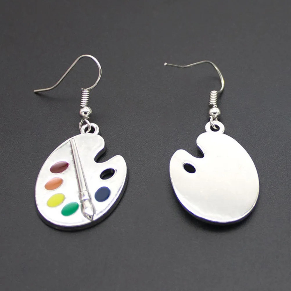 Cartoon Pigment Board Pendant Earrings Lightweight Rust Resistant Hypoallergenic for Sensitive Ears Stylish Women Earrings Ear