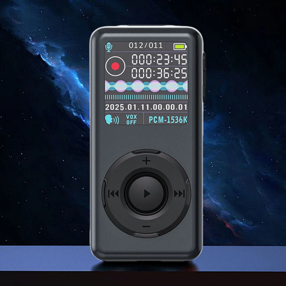 4GB-64G مسجل صوت رقمي إلغاء الضوضاء الذكية AI صوت المنشط مسجل الصوت مشغل MP3 لاجتماع مقابلة المحاضرة