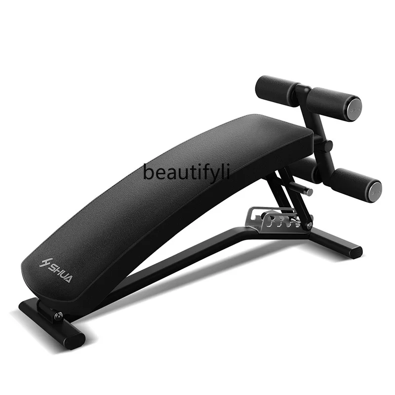 Multifunctional Supine Board Home Sit-ups Fitness Equipment Dumbbell Stool Abdominal Muscle Fitness Board