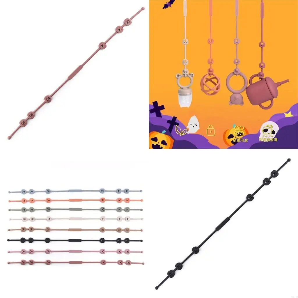 

Bottle Harness Straps Baby Pacifier Teether Straps for Stroller High Chair Crib