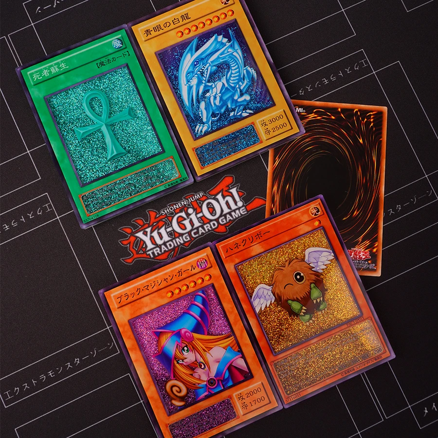 New Diy Yu-Gi-Oh! Blue-Eyes White Dragon Venue Center Card Quicksand Card Collection Card Dark Magician Girl Anime Gift Toys