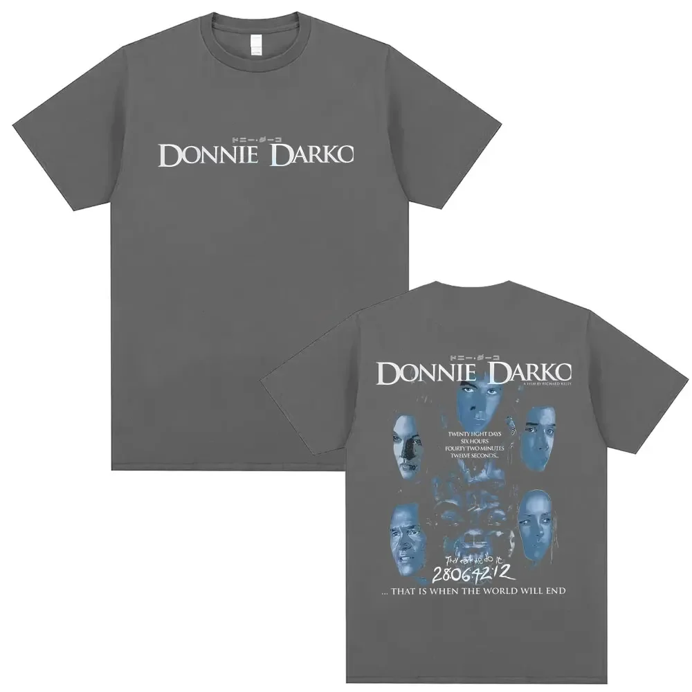 Customization Movie Donnie Darko That Is When The World Will End Graphic T Shirt Men Women Casual Cotton Vintage T-shirt Male Ov
