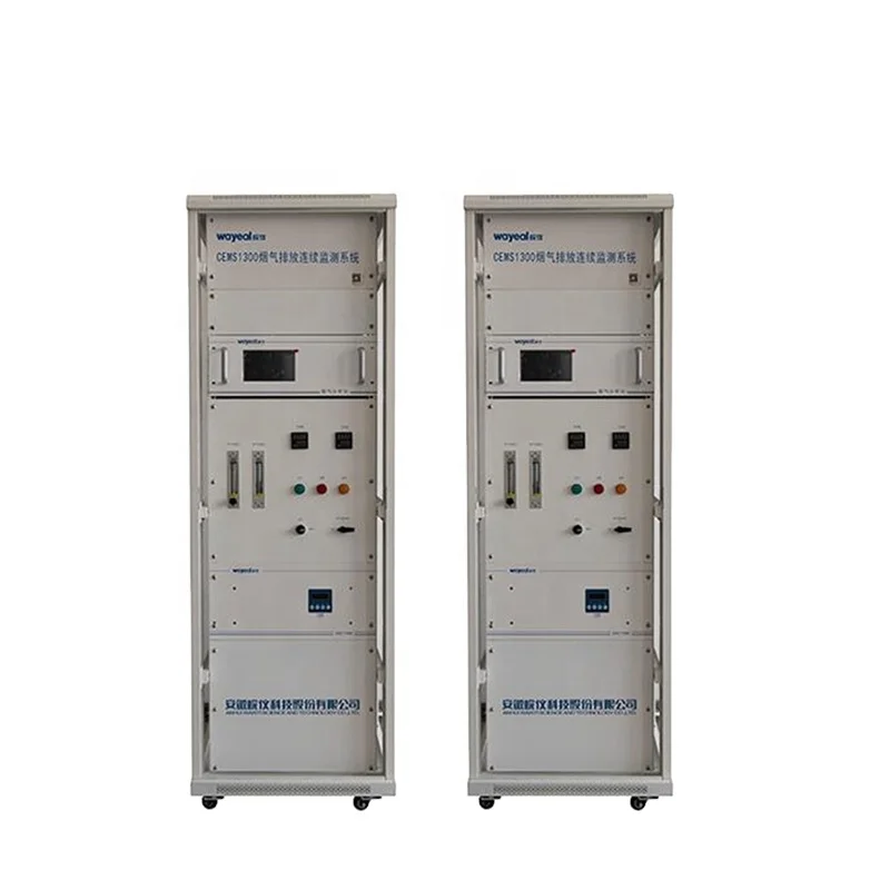 Outdoor air pollution monitor CEMS continuous emission CO2 HCL concentration monitoring system