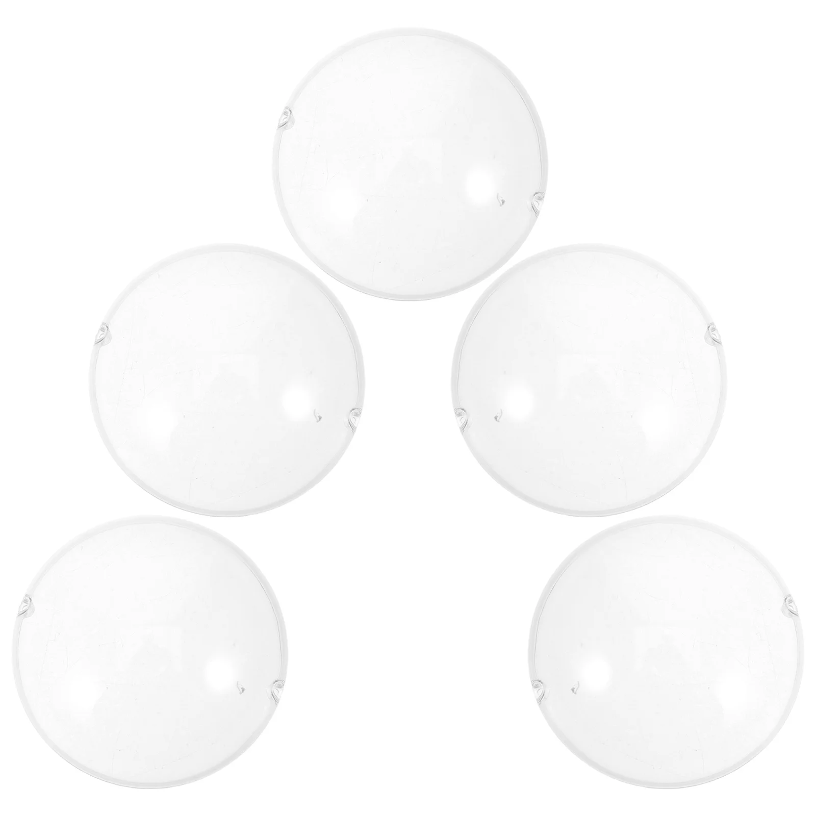 5 pçs máscara facial clara para 7cm acrílico display capa escudo protetor transparente para figuras diy artesanato