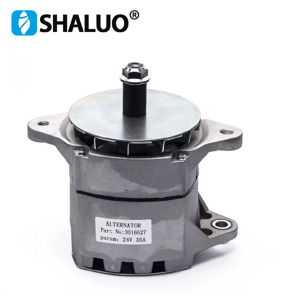 Generator Parts Engine Spare Parts Alternator 3016627 24V 50A Compatible With JFZ2512A NT855 K19 Engine