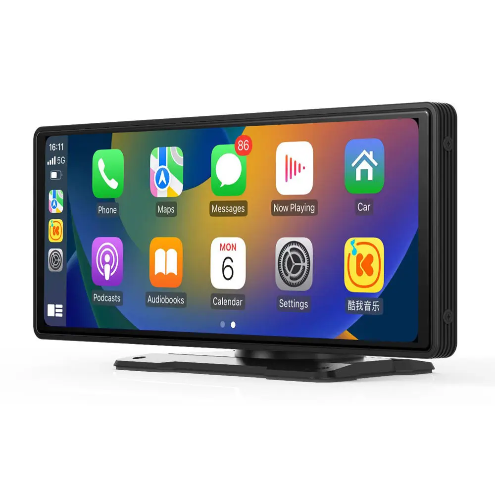 

10,26-дюймовый сенсорный экран, автомобильный радиоприемник HD DVR, портативный Carplay 4K + 1080P, видеорегистратор, Wi-Fi BT, автомобильный дисплей, автомобильный DVD-плеер