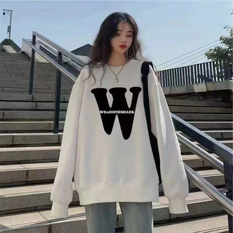 

Fat Lady Female Women Oversize Clothing Big Size 150kg Add Velvet Warm Pullover Long Sleeve Hoodie Top Autumn Loose Casual Tops