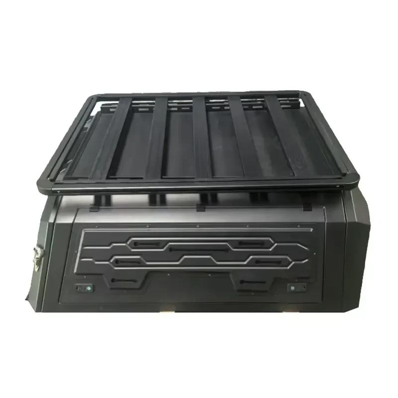 Aluminum Alloy Universal Pickup Truck Hardtop Canopy Shell With Integrated Roof Rack Dustproof Rainproof