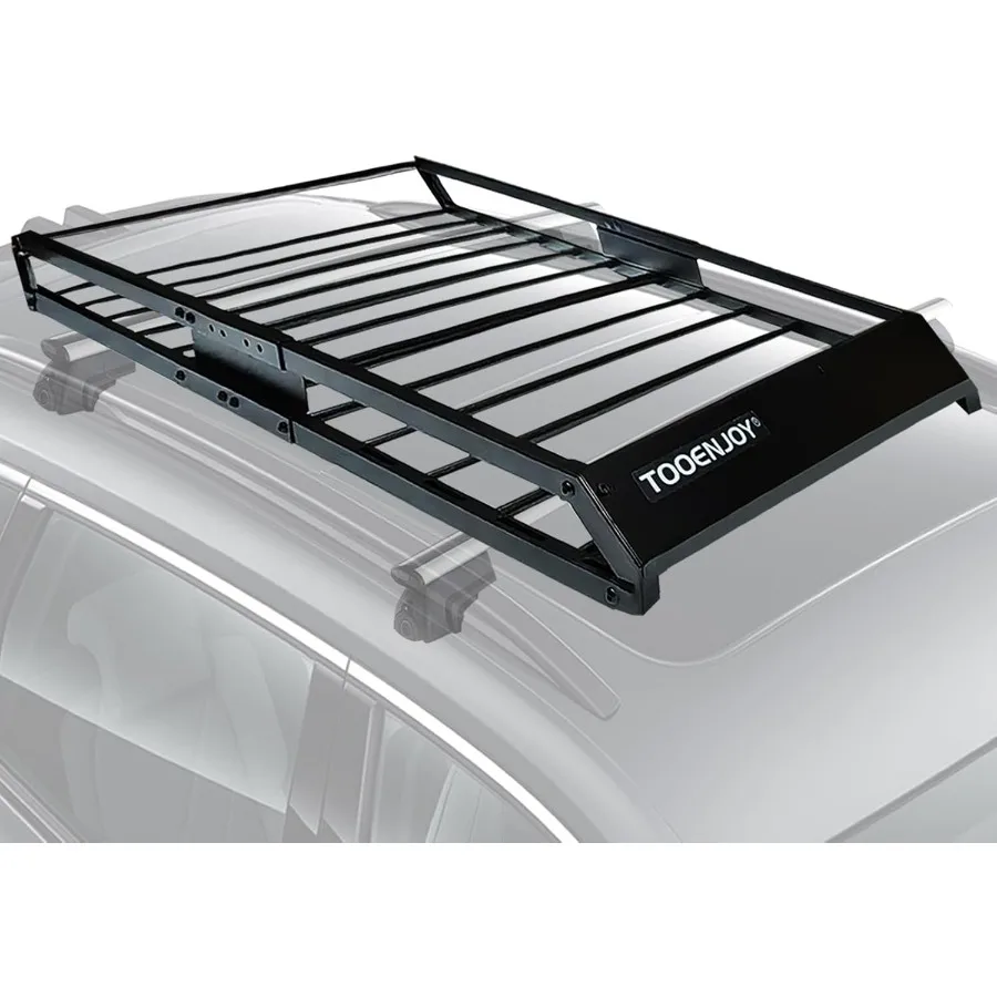 

Roof Rack Cargo Basket 59 x 35.4 x 4.7 Inch AntiRust Rooftop Cargo Carrier Universal Roof Basket Car Top Luggage Holder for Car