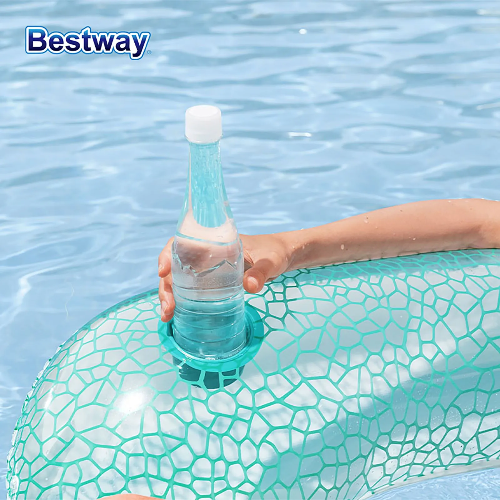 Bestway-Silla de almohada flotante, chanclas de lujo para piscina inflable, tumbona acuática, 1 unidad