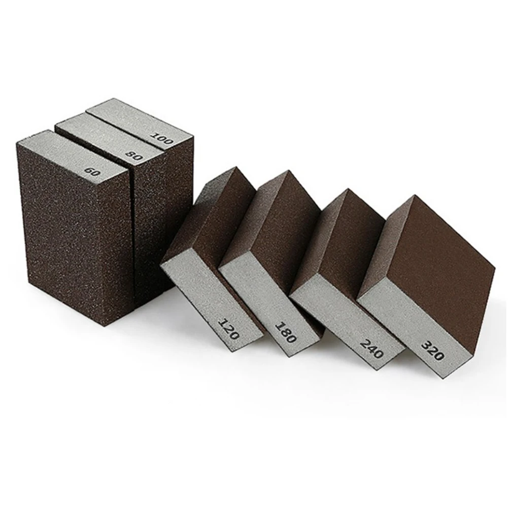 

Sanding Sponge Blocks Grit 60-320# Wall Grinding Sponge Sand Block Polished Sand Brick Wood Furniture Metal Derusting Sandpaper