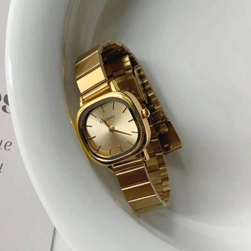 Luxury Ladies Gold Watch Stainless Steel Strap Quartz Wristwatch Fashion Women Clock Gift Watches Reloj Mujer Relogio Feminino