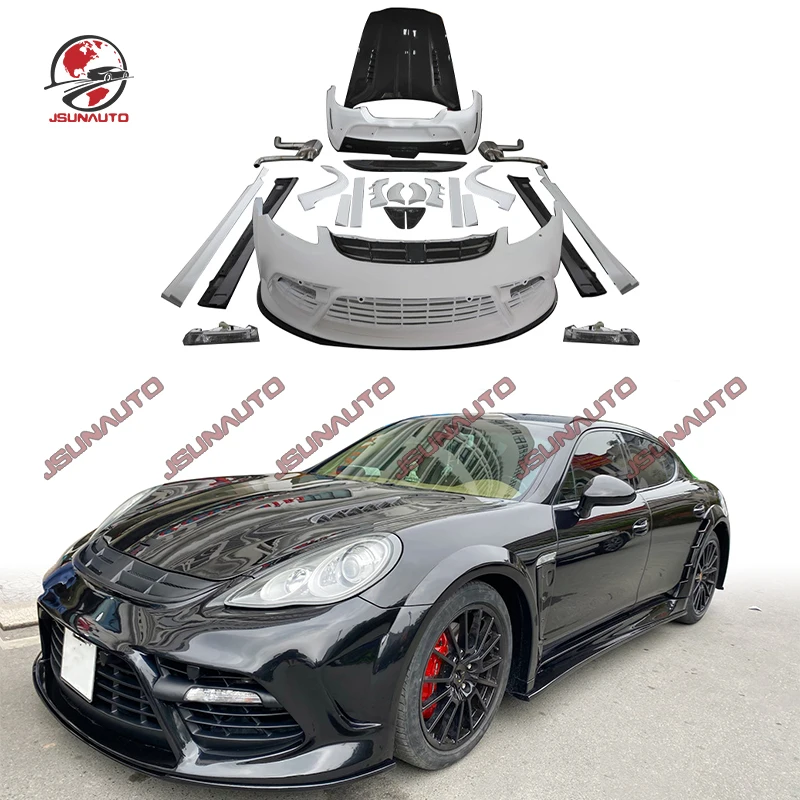 

2009-2013 Car Bumper MSY Style Wide Fender Flares Body Kit For 970 Panamera 4S Tuning Carbon Fiber Front Rear Bumper Wing