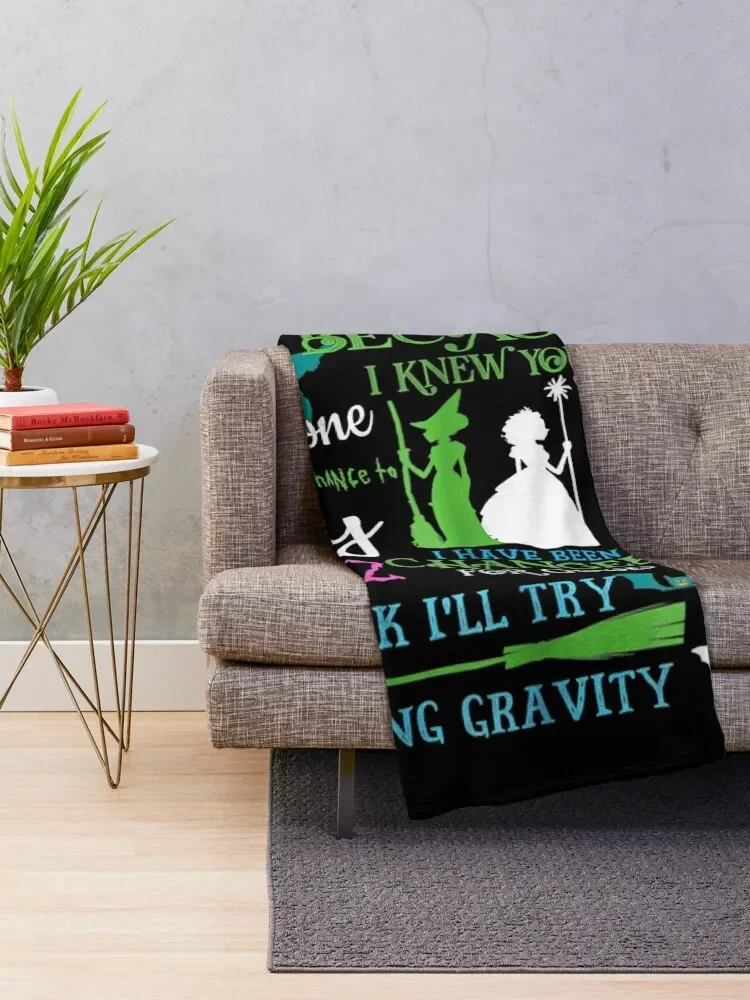 Halloween Wicked Musical Throw Blanket For Decorative Sofa Thermal Hair Tourist Blankets