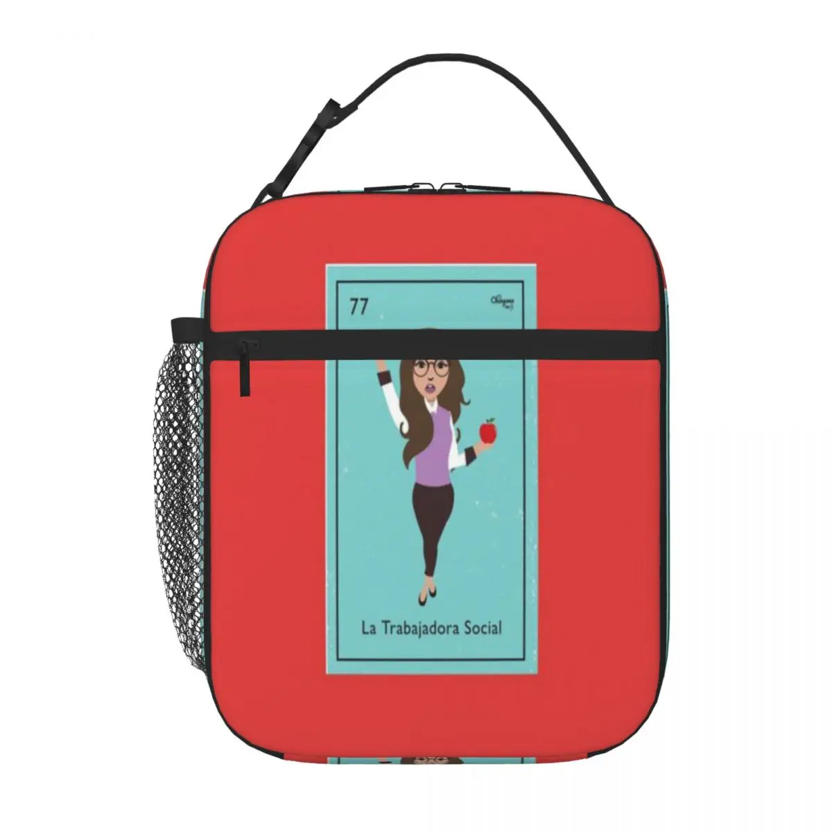 Bestselling La Trabajadora Social Brunette Oversized Compact Lunch Bag Outdoor Picnic Thermal Tote
