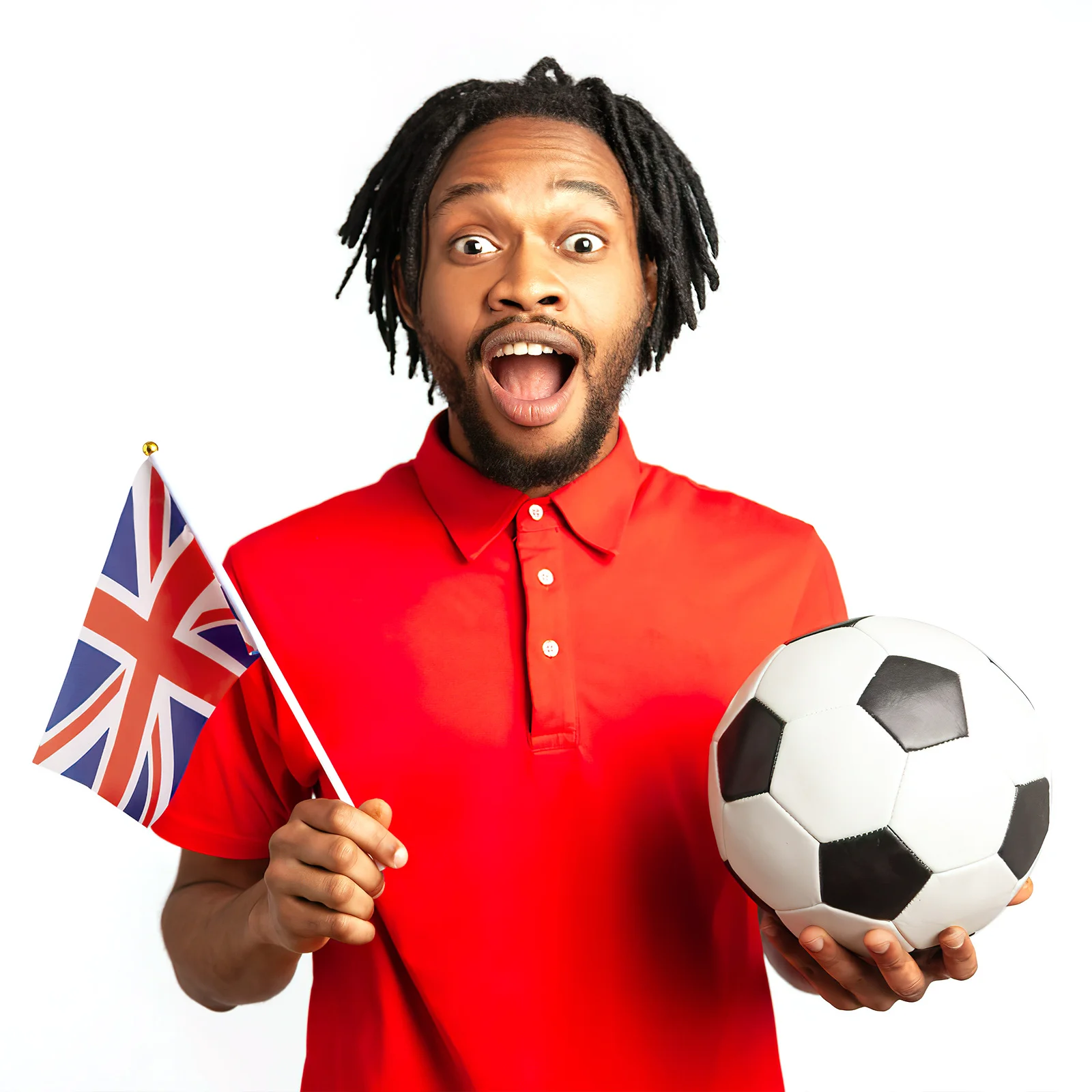 

50Pcs Handheld Uk Flags Colorful Nondeformation Easy to Wave for Sports Clubs Cheerleading Home Decor British Flag