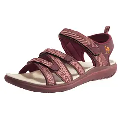 Kadınlar için altın deve yürüyüş sandalet Strappy su Sandal açık spor seyahat için rahat hafif yürüyüş plaj Sandal