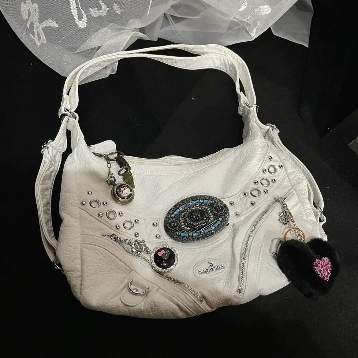 

Винтажные сумки-тоут для женщин, сумка Y2k, маленькие сумки-тоут для женщин, винтажная сумка, 3 варианта ношения (рюкзак)