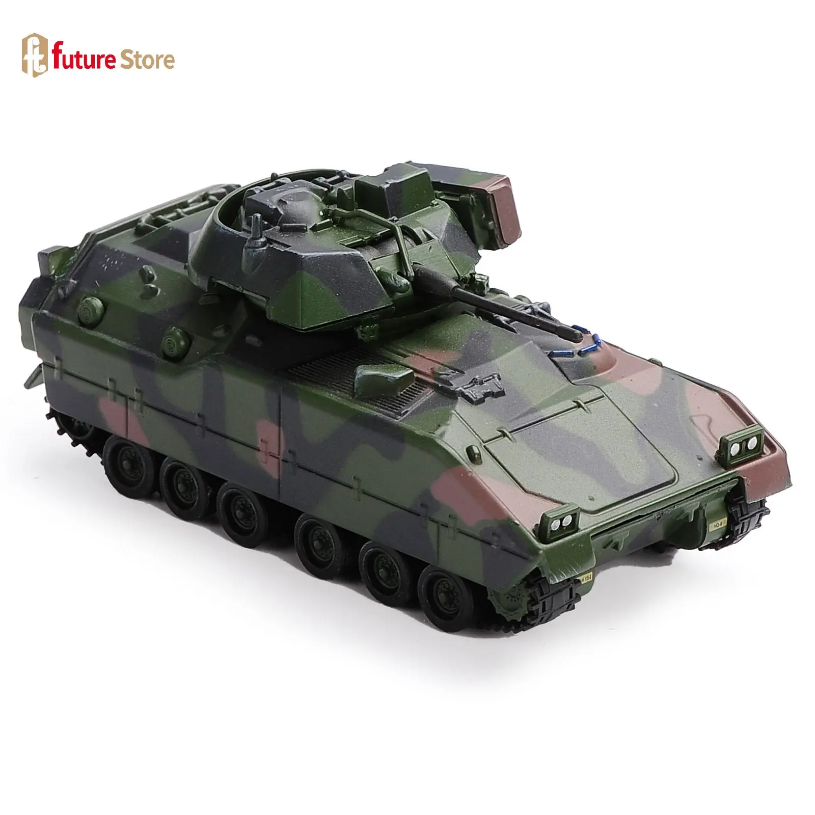 1:72 Us M2 Diecast Crawler Tank Gepantserde Bradley Infanterie Gevechten Model Collectie