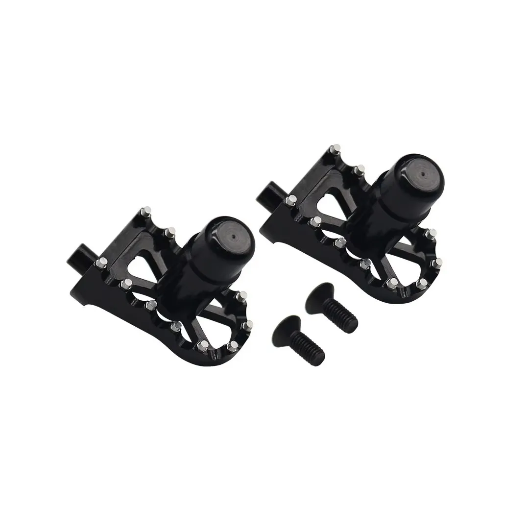 Hot Racing gefreesde aluminium replica voetsteunen voor 1/4e schaalLosi Promoto-MX motorfiets