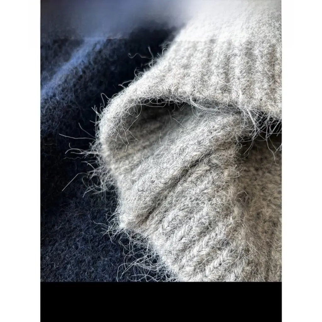 AMR UU Noord-Europese eilandstijl jacquard retro wollen gebreide losse trui damestop casual comfortabel shirt