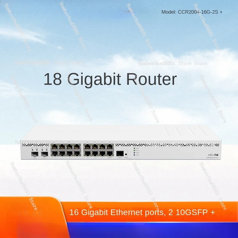 CCR2004-16G-2S + 18 port, 10 Gigabit, rack type, wired router