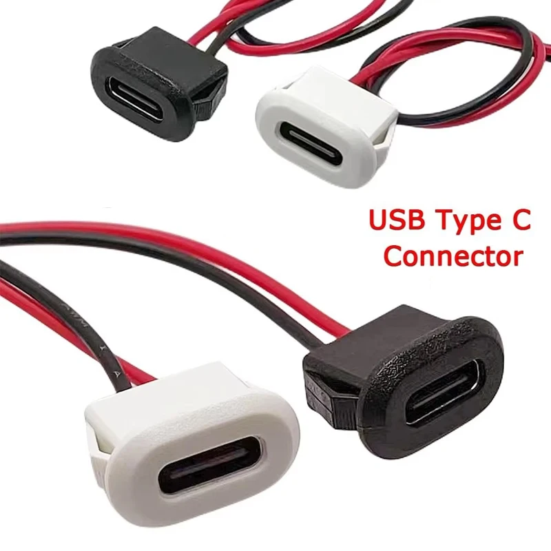 

Разъем USB Type-C (гнездо) с фиксатором для карты, порт для быстрой зарядки 3А, аксессуар для зарядного устройства USB-C