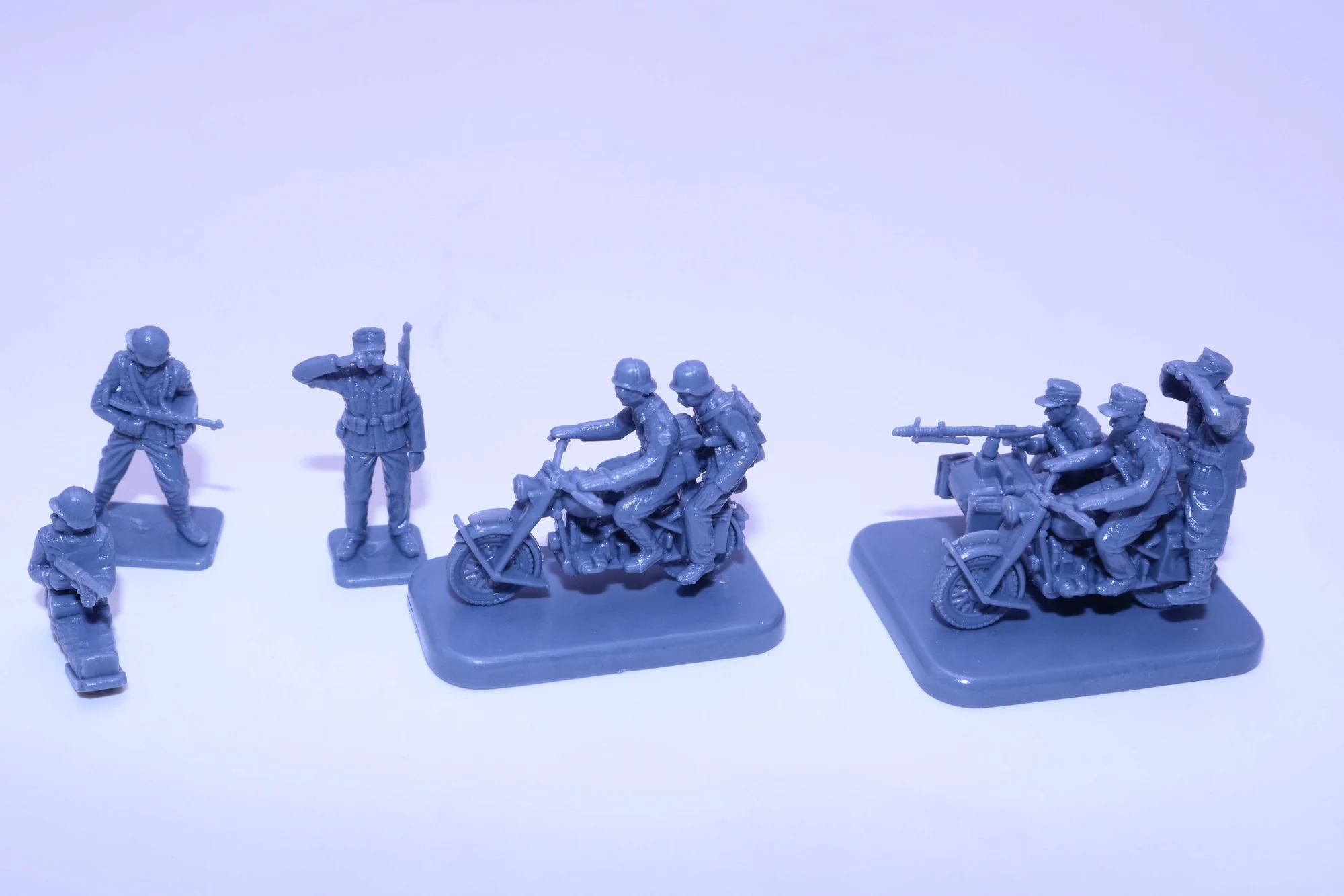 1/72 Druckguss harz italienische Geschichte ri Soldat Motorrads oldat