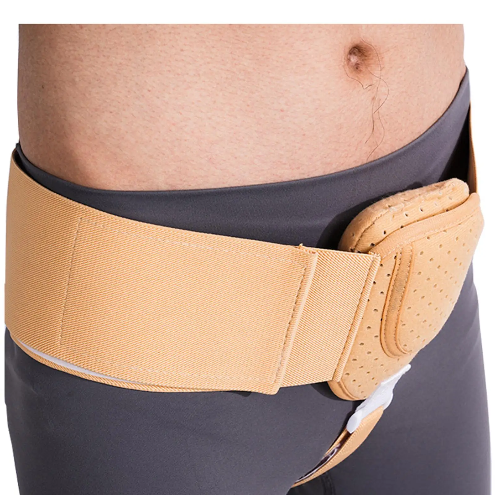 Inguinal Hernia Support Belt Hernia Belt for Left or Right Side Hernias Men Soft Hernia Belt Left or Right Side Hernias