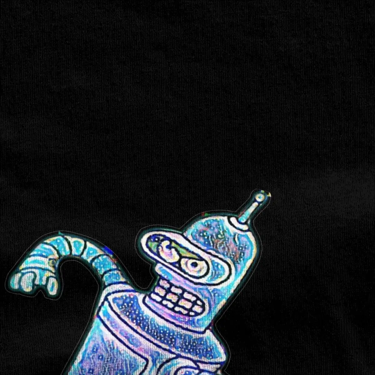 Bender Strut Midnight Edition T Shirts Men Women 100% Cotton Vintage T-Shirts Crew Neck Futuramas Tee Shirt Clothing Gift Idea