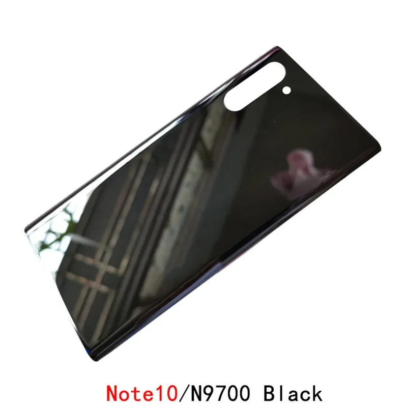 For Samsung Galaxy Note10 Note 10 Glass Back Battery Cover Housing Case Door Rear Panel Parts With Adhesive Sticker Phone Shell