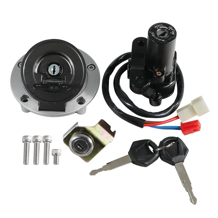 Motorcycle Fuel Tank Cover Cap Lock With Ignition Switch Lock for MT01 YZF R1 R6