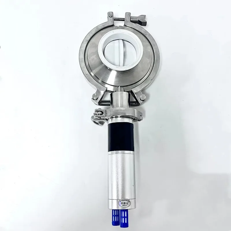 

Гигиеническая нержавеющая сталь SS304 EPDM для личной гигиены, газовый разъемный клапан с зажимом и алюминиевым пневматическим приводом