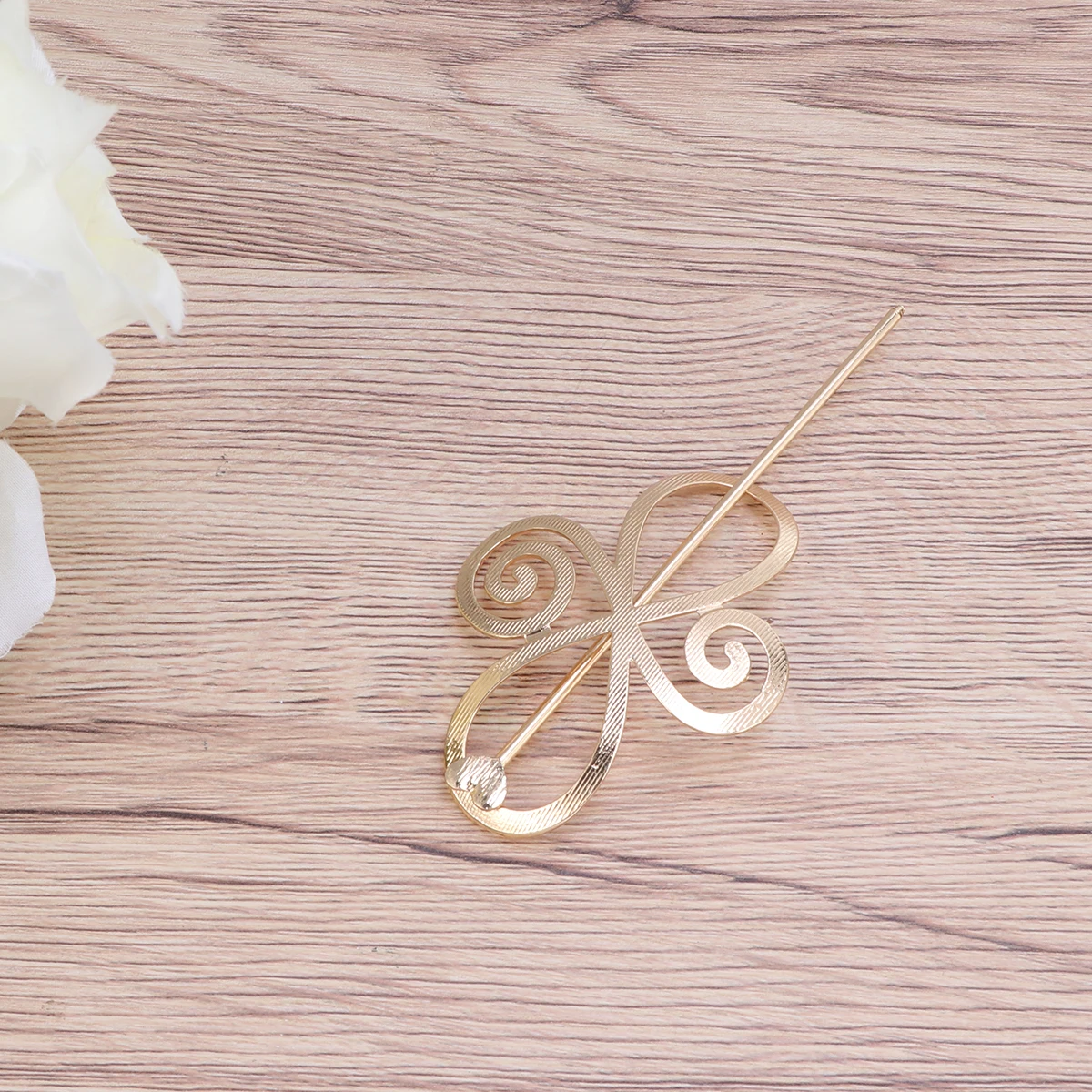 

Alloy Bowknot Hairpins Lightweight Durable Simple Design for Women Girls Party Daily Wear Hair Decoration Pins Bow